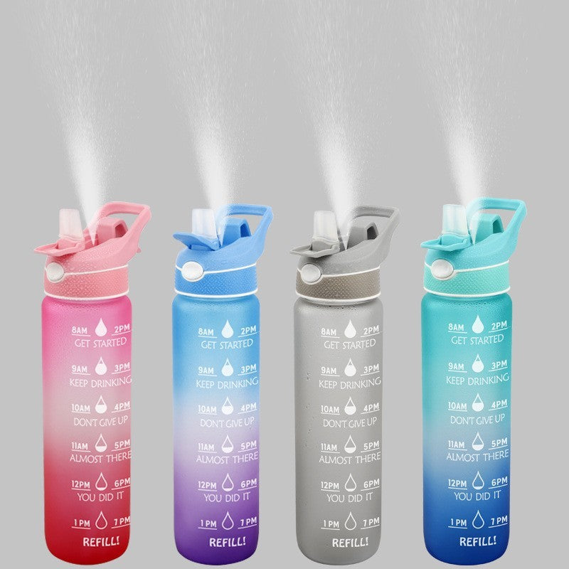 1000ML Multi-Color Plastic Spray Water Bottle